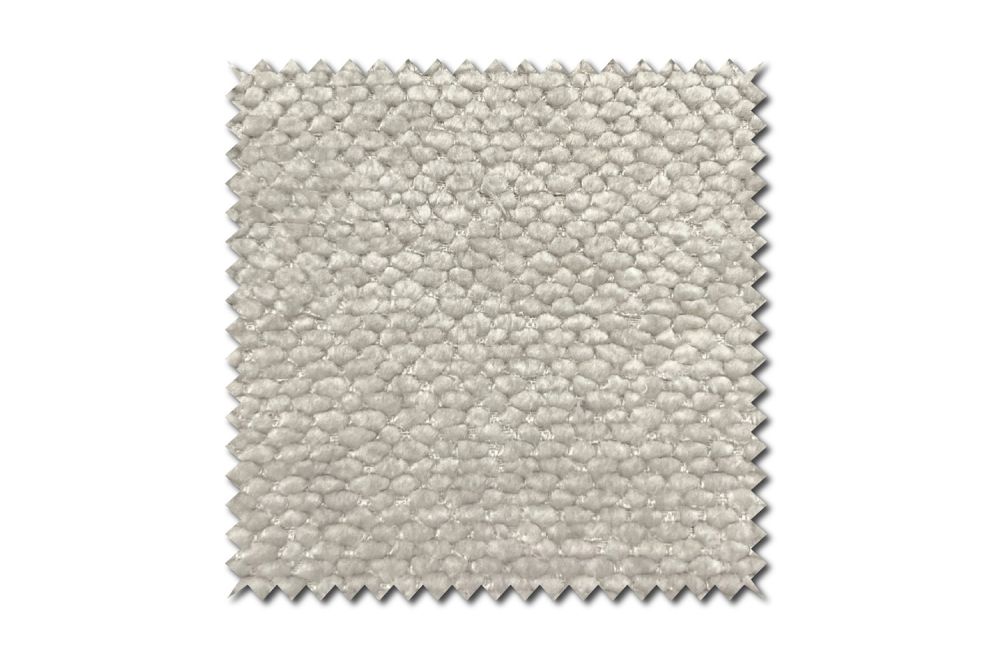 KAWOLA tela muestra tejido plata 10x10cm