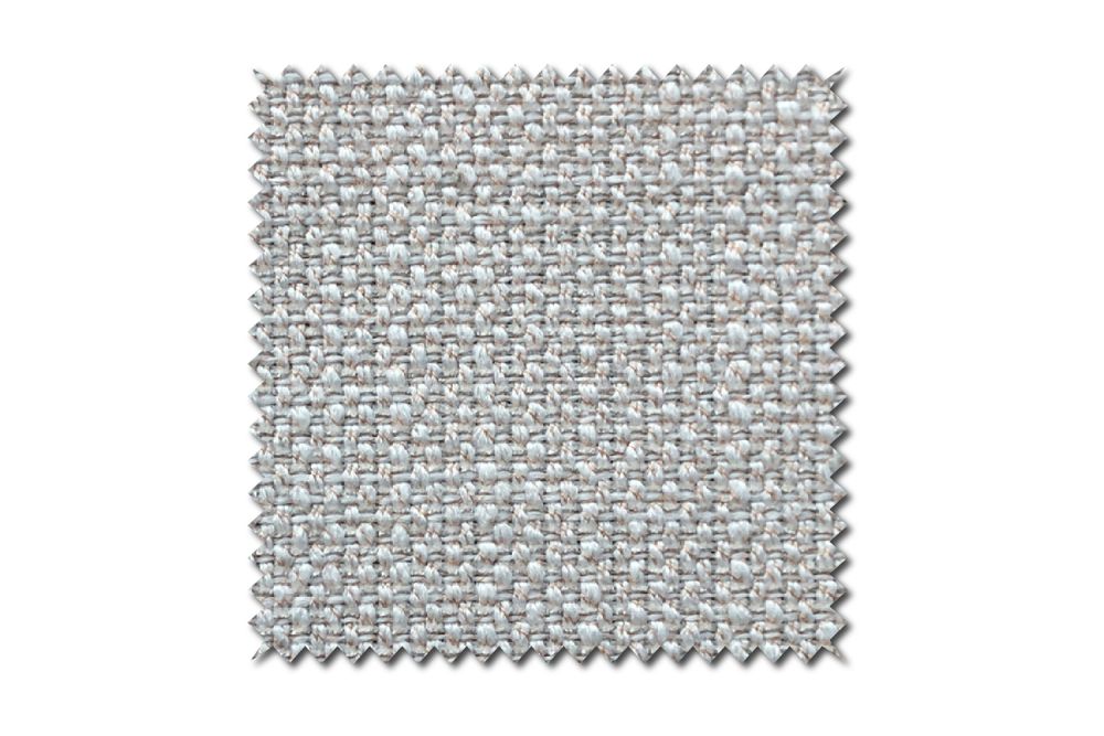 KAWOLA muestra de tela tejido crema blanco 10x10cm