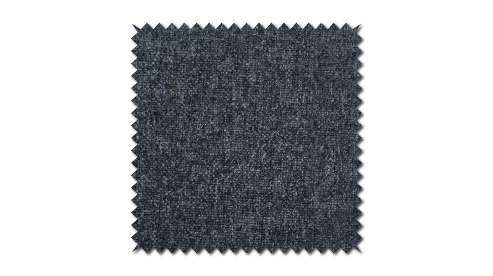 KAWOLA muestra de tejido gris oscuro 10x10cm