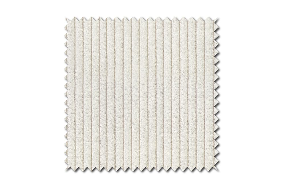 KAWOLA muestra de tela pana blanca 10x10cm