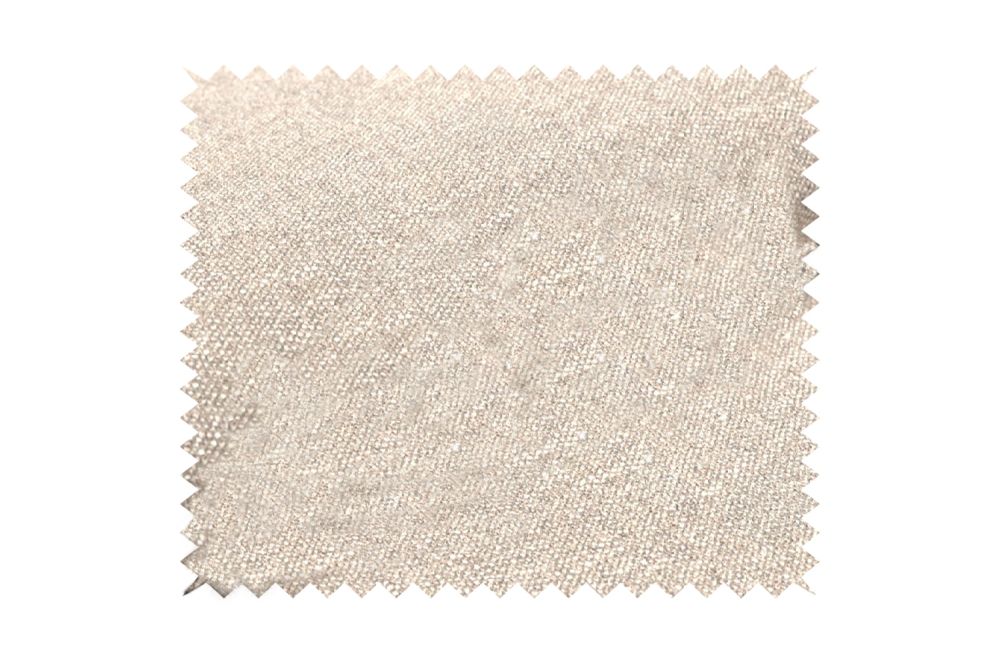KAWOLA muestra de tela tejido crema blanco 10x10cm