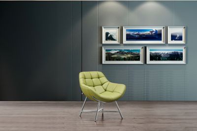 KAWOLA sillón BERIO sillón tapizado imitación cuero verde (A/A/P) 75x79x41cm