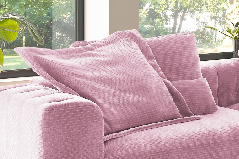 KAWOLA cojín aleteo SEPHI tamaño pana rosa vintage