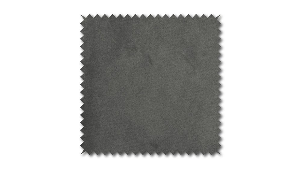 KAWOLA patrón de tela Terciopelo plata 10x10cm