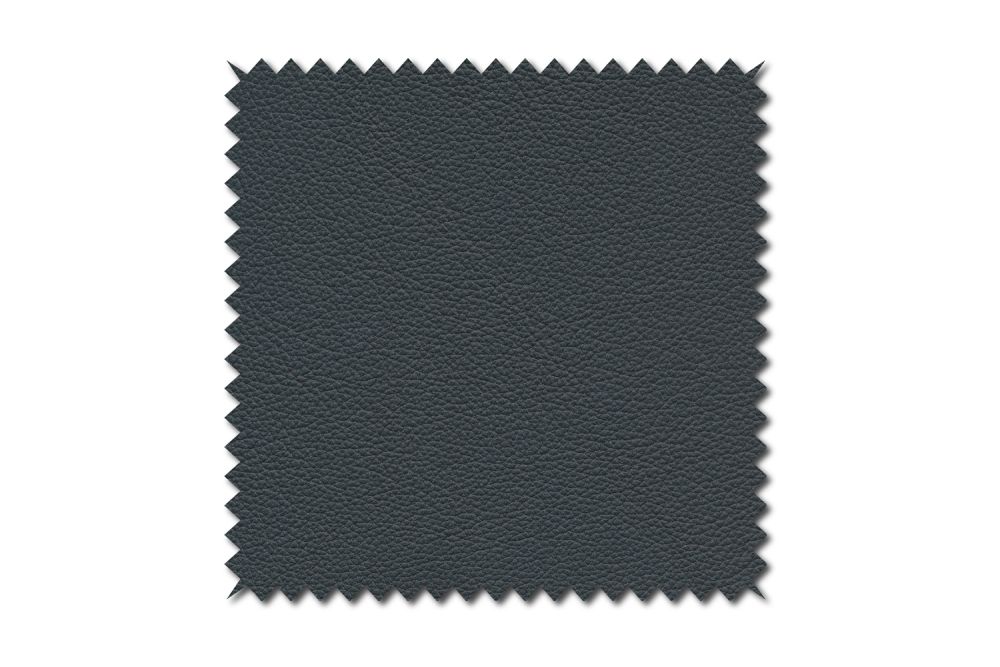 KAWOLA muestra de tela cuero antracita 10x10cm