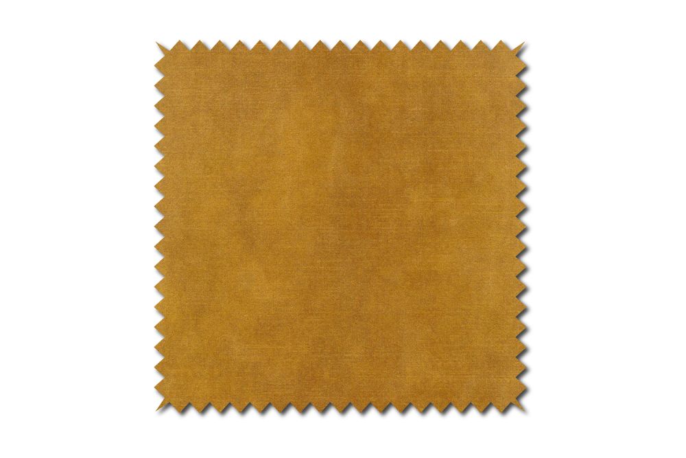 KAWOLA patrón de tela Terciopelo oro 10x10cm