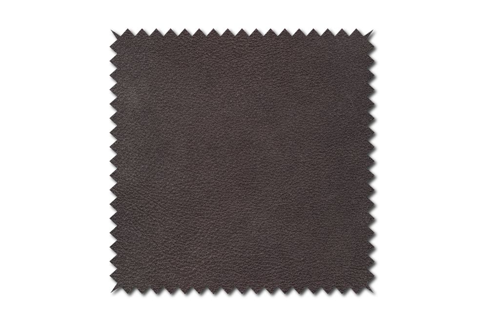 KAWOLA muestra de tela cuero antracita 10x10cm