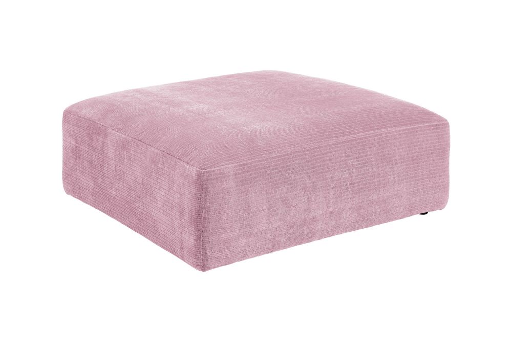 KAWOLA elemento para sentarse en el sofá SEPHI pana de gran tamaño rosa vintage