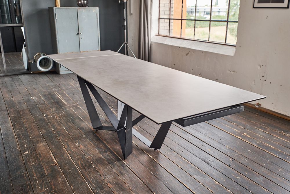 KAWOLA ISTAR mesa de comedor extensible cerámica 180x90cm
