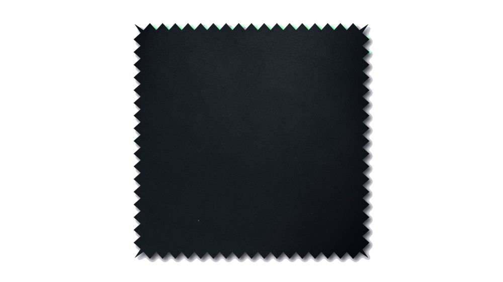 KAWOLA tela patrón imitación cuero azul 10x10cm