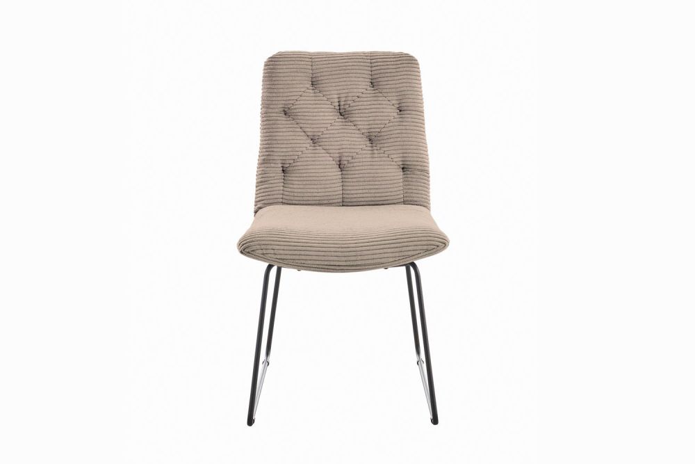 Silla de comedor KAWOLA NEW CHARME Cord taupe