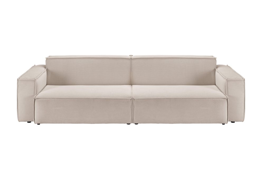 KAWOLA Sofá SAMU pana fina beige